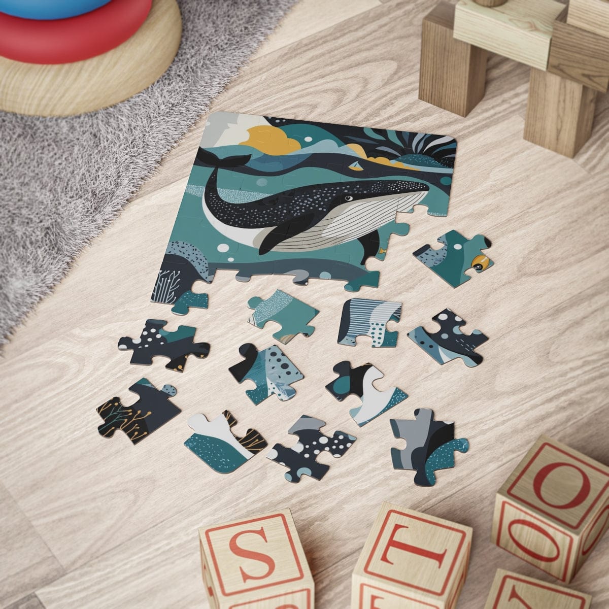 Whale Jigsaw puzzle 30 pieces