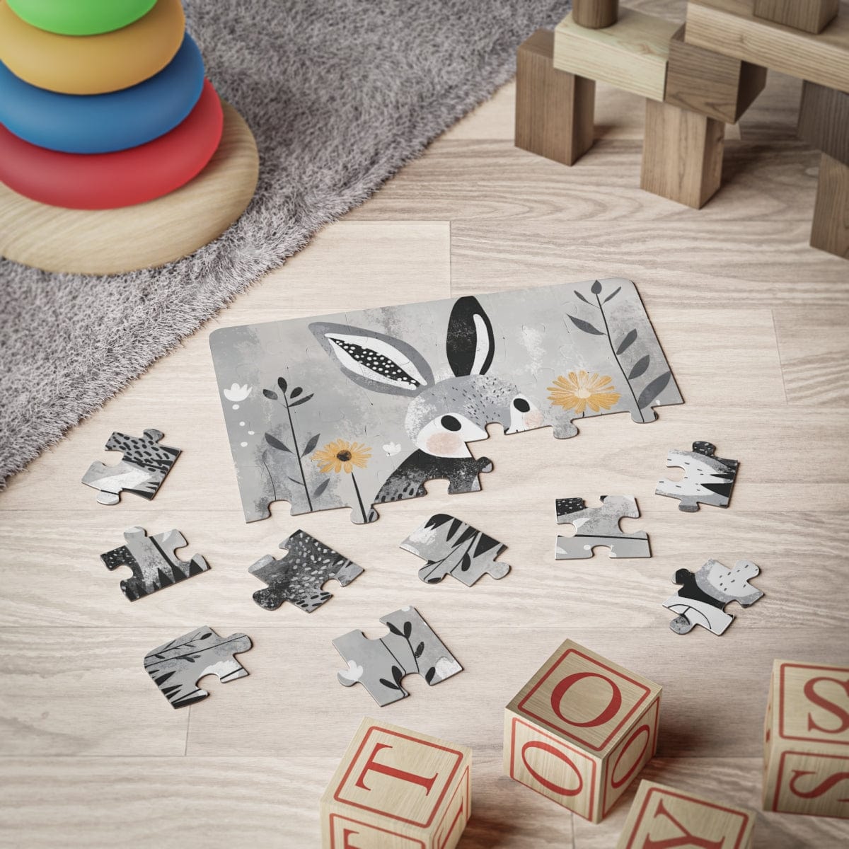 Rabbit Jigsaw puzzle 30 pieces