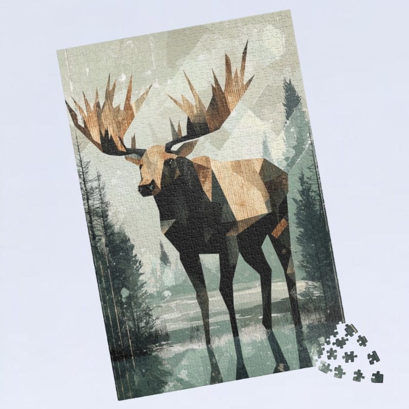 Moose Jigsaw puzzle 1000 pieces