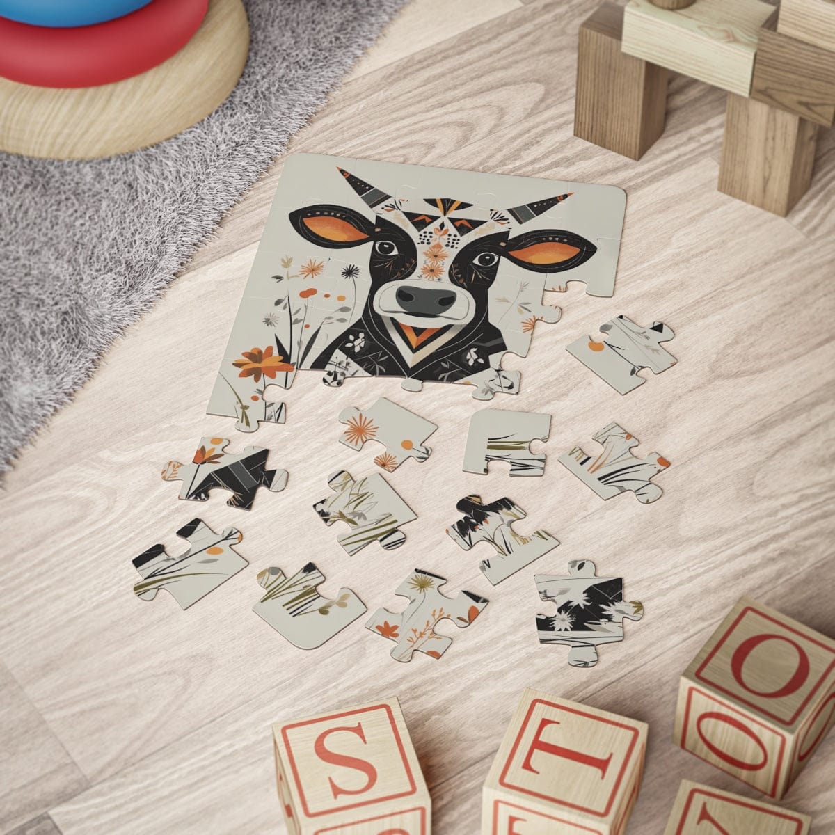 Cow Jigsaw puzzle 30 pieces