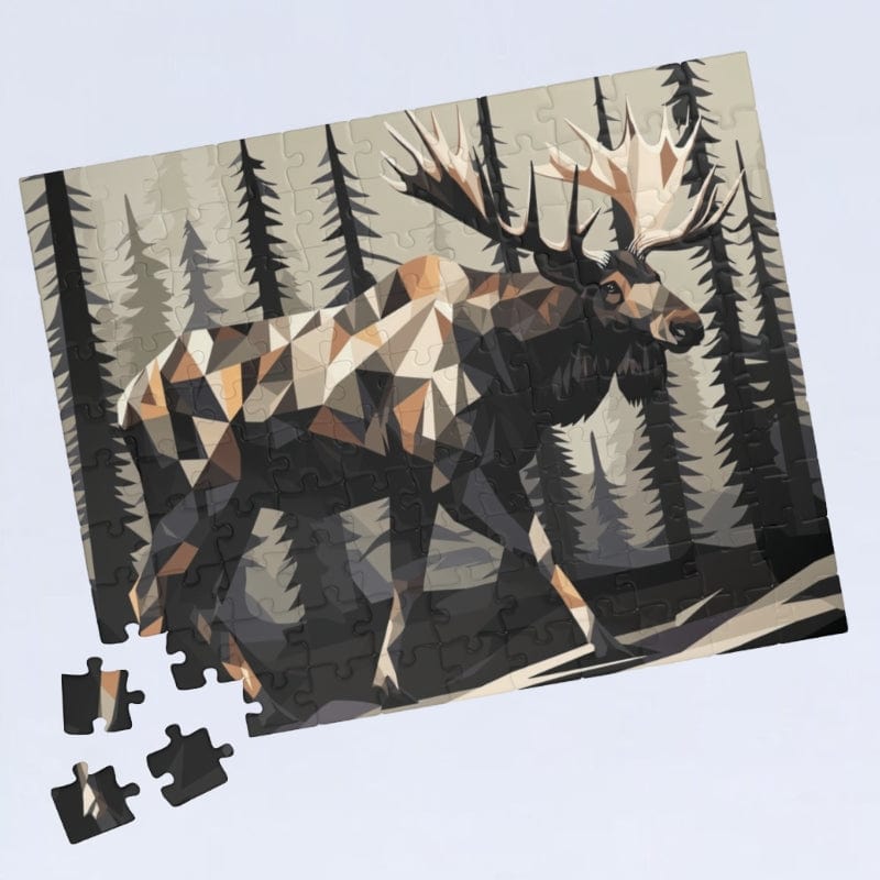 Moose Jigsaw puzzle 100 pieces