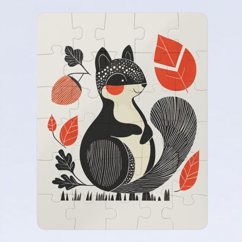 Squirrel Jigsaw puzzle 30 pieces