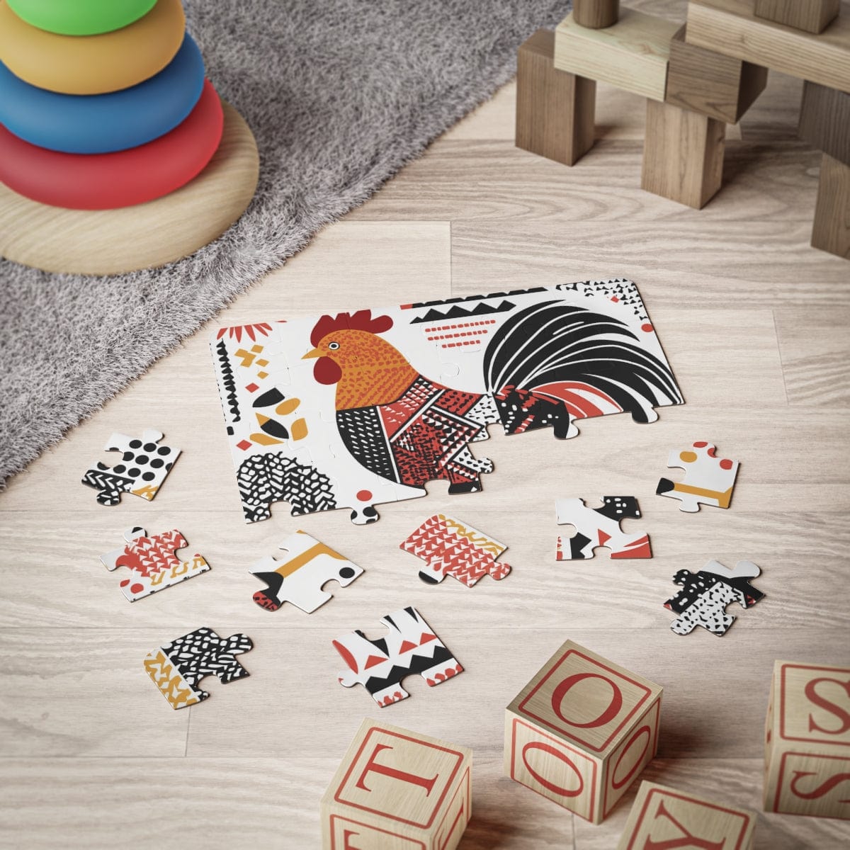 Rooster Jigsaw puzzle 30 pieces