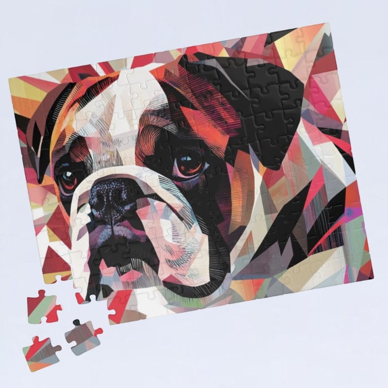 English bulldog Jigsaw puzzle 100 pieces