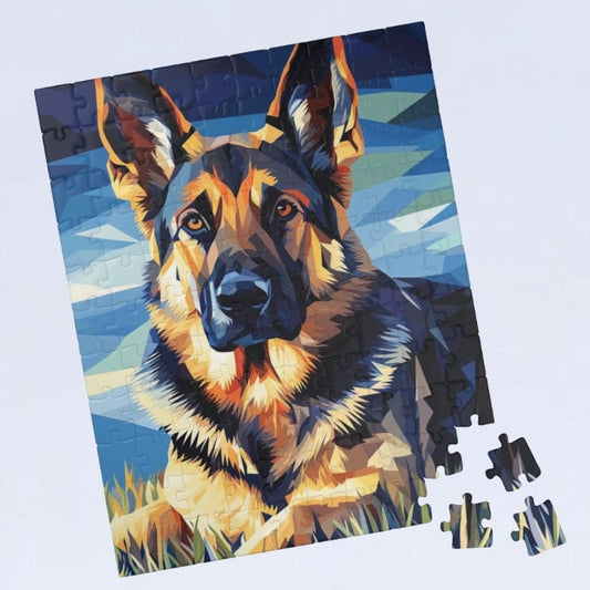 German Shepherd Jigsaw puzzle 100 pieces