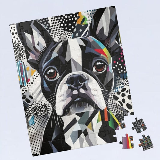 Boston terrier Jigsaw puzzle 100 pieces